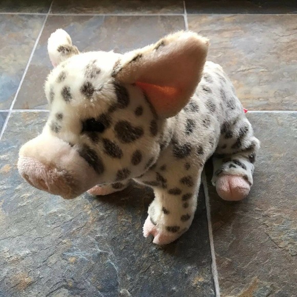 Douglas Cuddle Toys Pauline the Spotted Pig #1890 Stuffed Animal Toy Vintage Kid - Picture 3 of 7